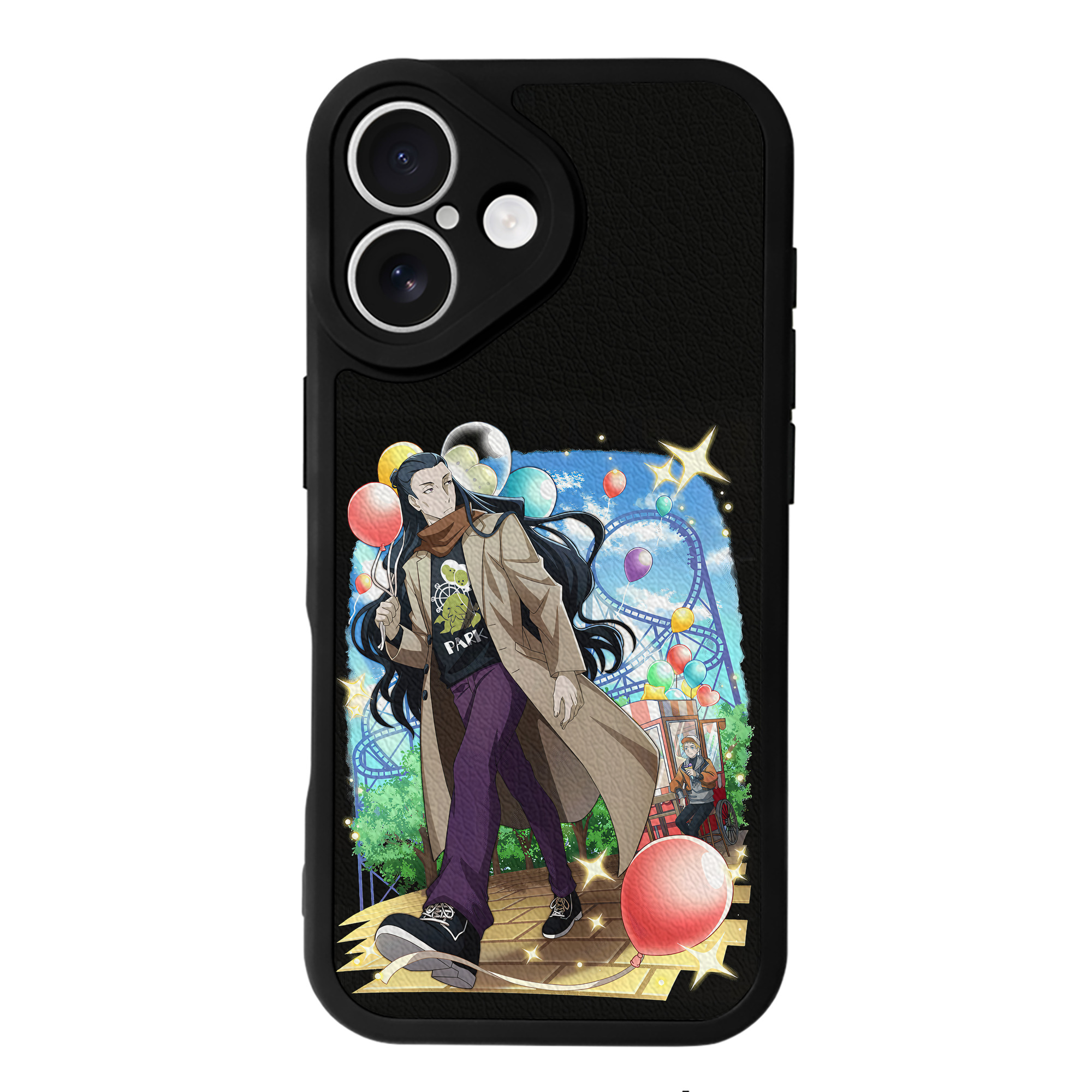 （画像用） 文豪ストレイドッグス Bungo Stray Dogs 【iPhone 16シリーズ対応】シリコンスマホケース（レザー調） 材質：シリコン